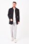 Ezel Stand Collar Pocket Buttoned Slim Fit Men's Cashmere Coat 36-28 - 7