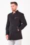 Ezel Stand Collar Pocket Buttoned Slim Fit Men's Cashmere Coat 36-28 - 2