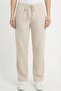 Women's Cream Waterway Striped Elastic Waist Pants - 2