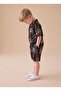 Boy's Palm Tree Summer Shirt and Shorts Set – Comfortable Fit 2-Piece Set - 6