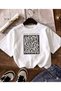 Women New Attitude Leopard Pattern Printed Tshirt