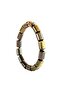 Pyrite Natural Stone Bracelet (10mm Pipe Cut) - 3