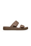 Brooklyn Buckle Low Low Women's Slippers 211215-2Q9Brown - 4