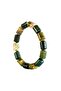 Bloodstone Natural Stone Bracelet (10mm Pipe Cut) - 3