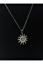 Zircon Stone Sun Necklace