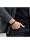 💎   Premium Black-White 316L Steel and Tube Mesh Men's Leather Bracelet 31834B26D2 - 2
