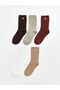 Heart Embroidered Women's Socks from Uzg Store for Style Enthusiasts, Pack of 5