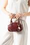 Women's Gold Detailed Heart Accessory Handbag and Crossbody Bag - 8