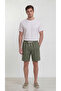 Men's 100% Cotton Linen Muslin Shorts with Back Pockets, Full Fit - 7