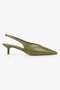 Women's Mia Oil Green Shiny Stiletto - 2