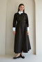 Shirt Dress with Stone Collar 32-2760