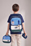 Relaxion 1816 Boys' Orthopedic Primary School Bag Set 3-Piece Navy Blue - with Accessories, Lunch Bag, and Pencil Case - 2