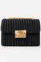 Women's Black Gold Chain Strap Evening Bag Shoulder Bag Evening Dress Bag