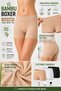 Westiçgiyim Women's Bamboo Boxer - Premium Natural Fiber Soft Texture - 3-Pack - 4