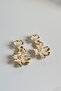 Double Flower Pearl Earrings - 3