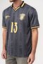 No 13 Jersey Polo Neck Oversize Jersey T-Shirt - 3