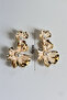 Double Flower Pearl Earrings - 5