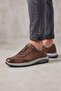 Men's Tan High Quality Genuine Leather Daily Comfort Shoes - Casual Sneaker - 4