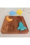 Montessori Space Adventure Wooden Shape Matching Toy - 3