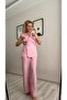 Waist-Tied Lined Vest and Trousers Set - 4