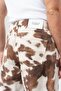 Cavalier Pattern Detailed Baggy Jean Trousers - 8