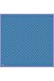 Tivil Pure Silk Scarf 4322 - 52 Blue Flower Pattern - 3