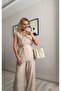 Waist-Tied Lined Vest and Trousers Set - 5