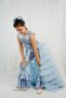 Layers of Tulle with a Tail, Shiny Sleeveless Spanish Flare 3-Piece Girls' Outfit – Show, Party, and Special Occasion Attire - 3