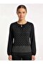 Stone Print Detailed Mother's Blouse