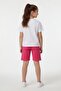 Fuchsia Fruit Patterned T-Shirt and Shorts Summer Set for Girls 23850 - 7