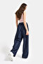 Women's Indigo Selvedge 7S6-50 Baggy Cocoon Denim Jean - 7
