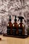 500ml Black Series Hand Soap, Dishwashing Detergent, Kitchen Cleaner Set with Wooden Stand - 3
