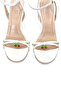 Women's Sandals High Heel White Strappy with Accessories New Season D3740 - 6