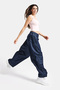 Women's Indigo Selvedge 7S6-50 Baggy Cocoon Denim Jean - 3