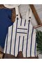 Safari Hat, Snap-On Shoulder Strap, Striped Salopet, Summer Baby Boy Set - 3