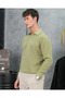 Polo Collar Button Detailed Sweater - 4