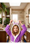 Wellsoft Rabbit Ears-Embroidered Girls' and Boys' Bathrobe - 2