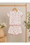 Baby Girl Floral Summer Shorts T-Shirt Set - 3