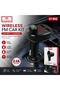 ET-M45 Wireless FM Transmitter Car Kit 2.4A Fast Charger Dual USB MP3 Player Hands-Free Calling TF Card & USB Support - 2