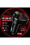 ET-M45 Wireless FM Transmitter Car Kit 2.4A Fast Charger Dual USB MP3 Player Hands-Free Calling TF Card & USB Support