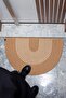 Bohemian Decorative Door Mat - Stain-Resistant Wicker-Look Welcome Mat - 3