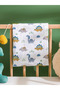 Lcw Eco Ma Bella Ecru Printed Baby Boy Muslin Blanket 90X100 cm - 2