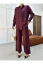 Women's Shirt with Bead Work on Front, Back and Sleeves, Pants with Bead Strip Work, Set - 8