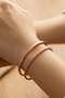Pure Copper 2 Pieces Adjustable Quality Bracelets (Gift, Daily Use)