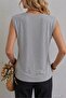 Namaste Lotus Printed Women's Oversized Sleeveless T-Shirt - 2