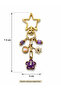 Amethyst Stone Keychain – Decorative Bag & Wallet Accessory Stylish Gift with Purple Stone - 4