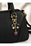 Amethyst Stone Keychain – Decorative Bag & Wallet Accessory Stylish Gift with Purple Stone - 2