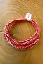 10 Pieces of 2 Models of Red and White Marteniçka Lucky Bracelets - 3