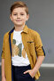 Boy's Shirt T-Shirt 2-Piece Set 6-10 Years Old Casual Stylish Comfortable Combination - 2