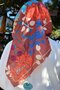 Flower Pattern Tiles Soft Scarf